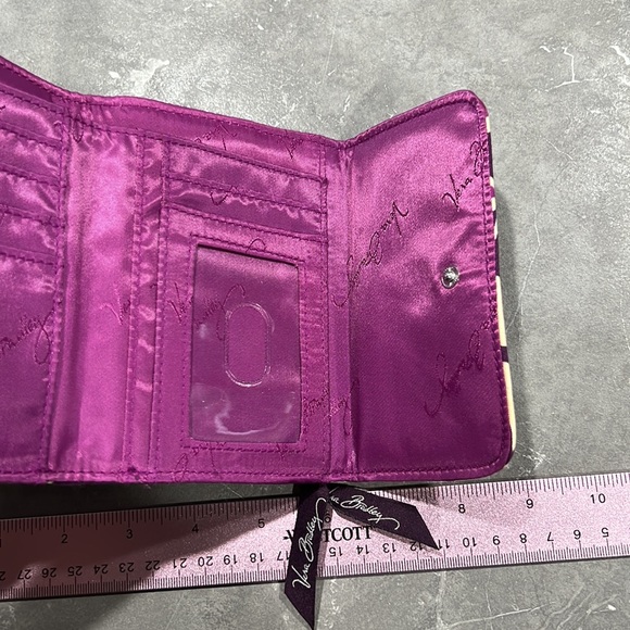 Vera Bradley Euro Wallet in Plum Crazy - Picture 6 of 8